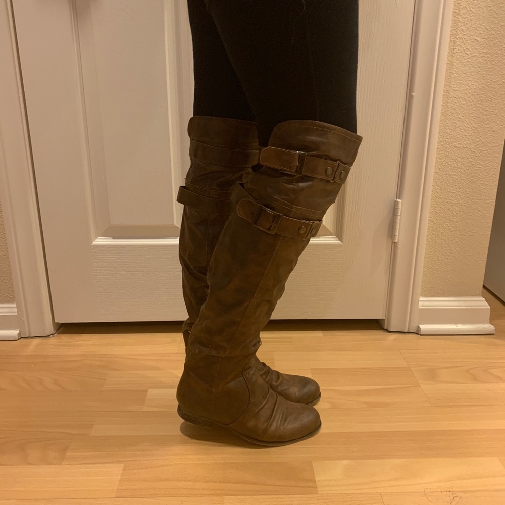 Brown boots